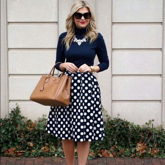 Retail Dresses & Skirts - Chic striped flair skirt